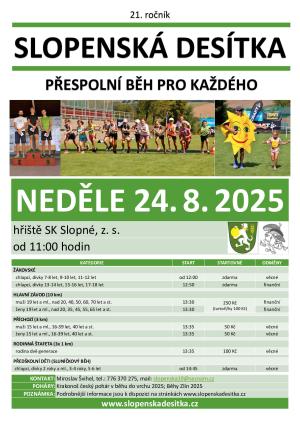 Přespolní běh pro všechny věkové kategorie